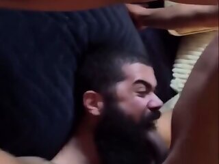 Hairy Otter Bryson Thick Gets Throat Fucked by BBC